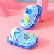 thumbnail image 2 of 1 par de pantuflas de dibujos animados para niños, chanclas para niños pequeños con agujeros, zapatos para casa de playa, azul cielo, tamaño 21 (longitud interna: 13,5 cm) TUNC Sencillez, 2 of 5
