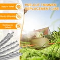 thumbnail image 4 of Uxcell 80-Pack Pre-Cut Trimmer Line, 0.095 Inch x 8 Inch Spiral Nylon String, Replacement Line for Trimming Grasses and Weeds [Gray,Black], 4 of 7