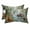 Green, Blue, Pink, Yellow, variant on Nature Forest Outdoor Pillows for Chaise Lounge Chair Waterproof Lumbar Pillows with Insert&Adjustable Strap Beach Headrest Pillow Elephants Flamingos Bird Waterfall Scenery Pool Pillow 11"x16"