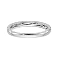 thumbnail image 5 of 14K White Gold Ring Band Wedding Diamond Round , Size 8, 5 of 7