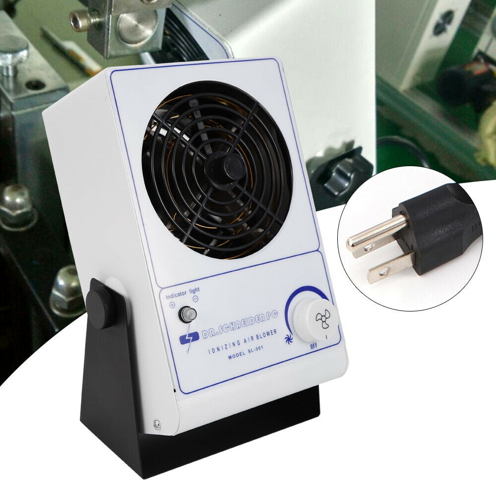 Ionizing Air Blower Ion Fan Static Eliminator Anti-Static Ionizer 45~110CFM 110V 