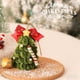 thumbnail image 1 of Adornos De Terciopelo Guirnalda colgante de ratán con forma de árbol de Navidad y cascabeles para decorar la puerta en Navidad (1 unidad, 19 x 12 x 7 cm) [B] Rkxzt, 1 of 8