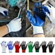 thumbnail image 2 of Guantes de protección de desgaste de aceite y álcali de butilo azul de goma Guantes de goma, 2 of 2