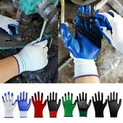 Protective Gloves for Oil and Alkali Handling – Blue Butyl Rubber Work Gloves for Mechanical and Industrial Use