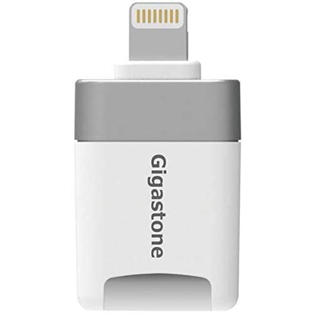 Gigastone Iphone Flash Drive Microsd Card Reader Lightning For Iphone And Ipad App For Ios 4k Video Player Drone Gopro Camera Backup Photos And Videos From Social Media Walmart Com Walmart Com