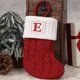 thumbnail image 1 of Initial Alphabet Christmas Stockings 7inch Letter Personalised Xmas Stocking Letter Personalised Xmas Stocking 26 Soft Stockings Decorations For Family Party, 1 of 2