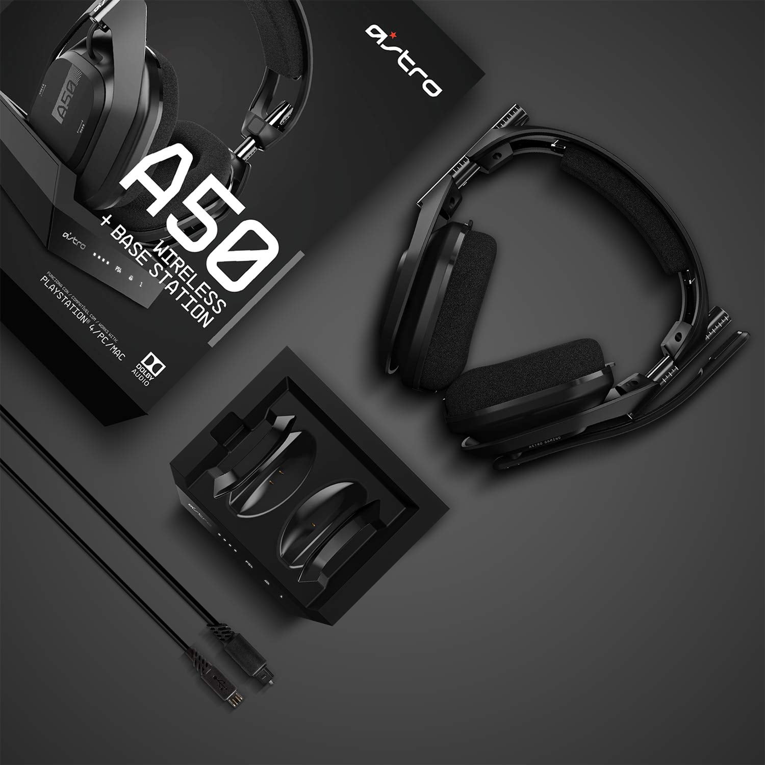  ASTRO Gaming A50 Wireless Dolby Gaming Headset - Black