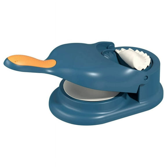 Dumpling Maker Machine Dumpling Mold Maker Pressing Dumpling Skin Mould Dumpling Making Tool,Blue