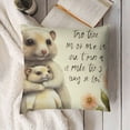 thumbnail image 3 of YINGXI  to My Wife Throw Pillow Cover,Women Gift Mother's Day Birthday Cushion Case from Husband 22x22in, 3 of 5