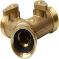 thumbnail image 4 of SDOTXA Brass Manifold Garden Tap Y Valve - 2 Way Hose Connector, 4 of 5
