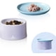 thumbnail image 1 of Ceramic Cat Bowl, Combined Type Elevated Cat Bowl, Whisker Fatigue Cat Bowl, Dishwasher and Microwave Safe, One Elevated Cat Bowl and One Dish, 1 of 4