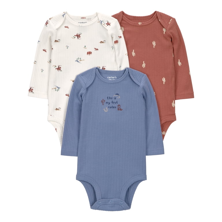 Carter's Child of Mine Baby Bodysuits, 3-Pack photo 1