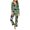 Green 5, variant on WFJCJPAF 2026 New 2026 ! Pajamas for Women 2026,Ladies' 2026 Printed Casual Long Top And Pants Pajama Set - Black S