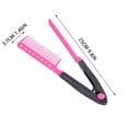 thumbnail image 2 of OAVQHLG3B Straightening Comb For Hair,Flat Iron Comb For Great Tresses Hair Straightener Comb With A Firm Grip,Straightener Comb For Knotty Hair,Styling Comb For Unkempt Hair, 2 of 5