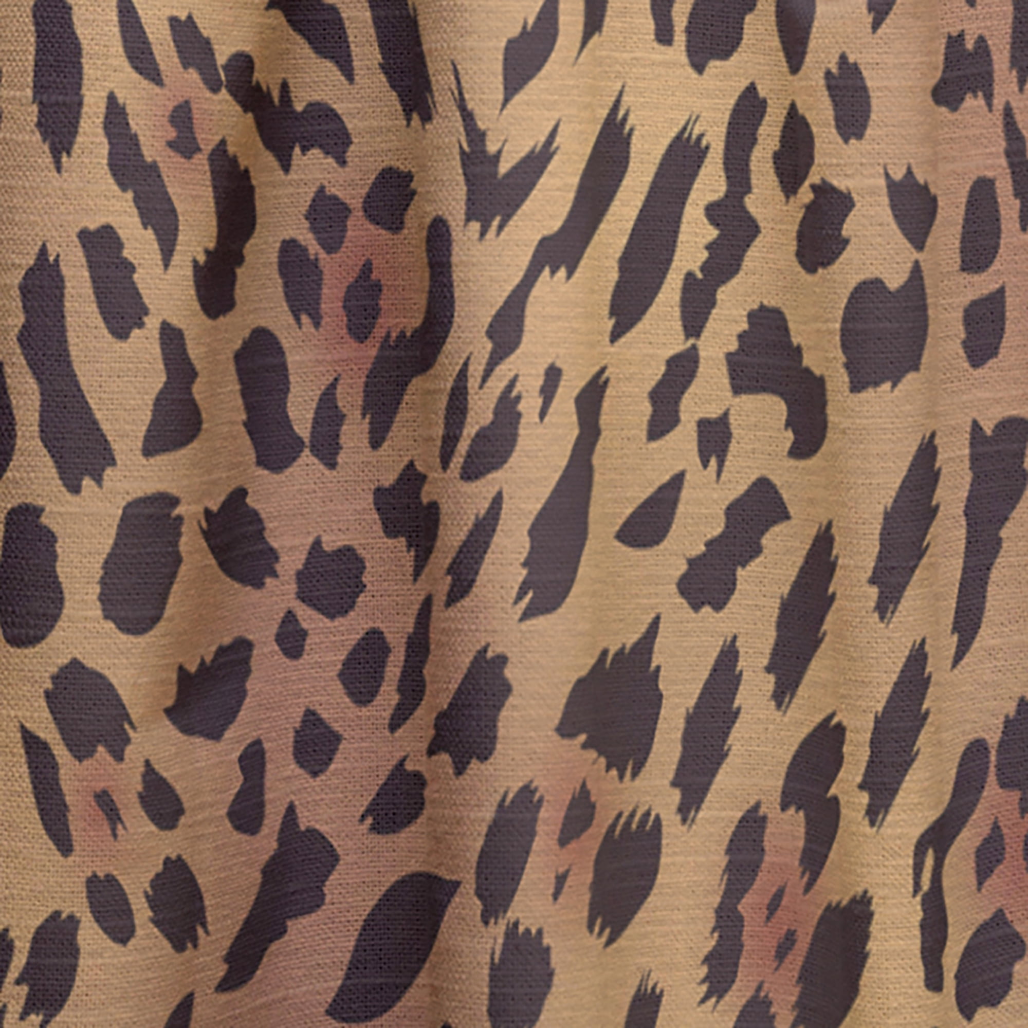 Designart 'Leopard Fur Pattern' Mid-Century Modern Curtain Panel