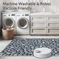 thumbnail image 5 of ODIKA 8'x10' Machine Washable Non-Slip Area Rug, Non Slip Stone Effect Bathroom High Traffic Rug, Gray, 107913, 5 of 7