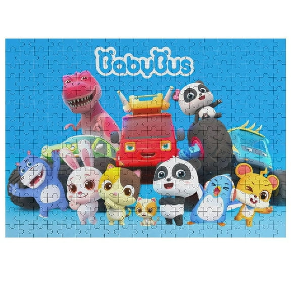 BabyBus Wooden Jigsaw Puzzle 35 70 120 200 Piece Birthday Gift Eco-Friendly Family Game