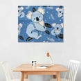 thumbnail image 2 of Orinice Koala Leaves Dots Fine Art Aesthetic Poster Print Wall Painting for Home Office Decor 20x16in, 2 of 6