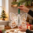thumbnail image 6 of Christmas Cash Gift Butterfly Ornament, Money Holder for Rolled Bills, Hanging Christmas Tree Decoration, Festive Stocking Stuffer Keepsake for Holiday Gifting, 6 of 7