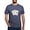 Heather Navy, variant on - Ace Clubs Flush T Shirt - Mens Tri-blend T-Shirt