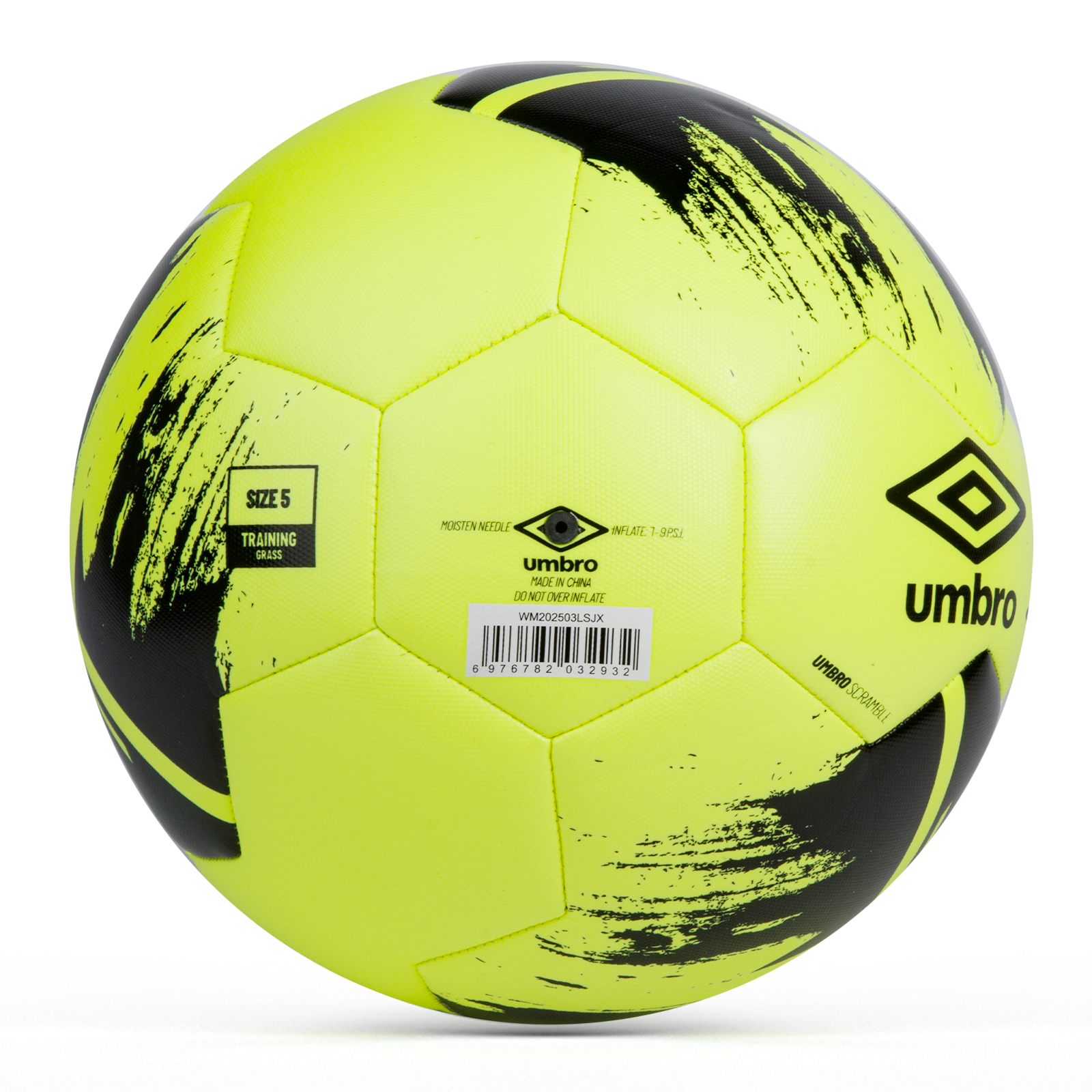 Umbro Scramble Size 5 Training Soccer Ball, Yellow/Black photo 5