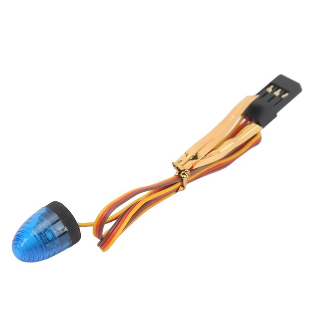 Light RC Car Alarming Light 5 Light Modes High Simulation Round Compact 10x15mm LED Warning Light for 1/10 RC Car