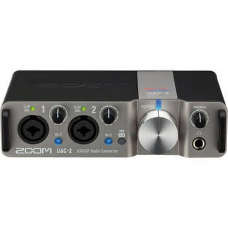 UPC: 0884354014469 | Zoom UAC-2 USB 3.0 Audio Interface  2 In/2 Out Audio Interface  2 Mic/Line/Hi-Z Inputs  MIDI I/O  Headphone Output  2 Line Outputs  Bus Powered