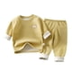 thumbnail image 1 of Traje cálido para niños más terciopelo acolchado otoño e invierno Ropa interior básica para bebés Ropa de otoño para niños Pantalones de otoño Traje para niños, 1 of 1