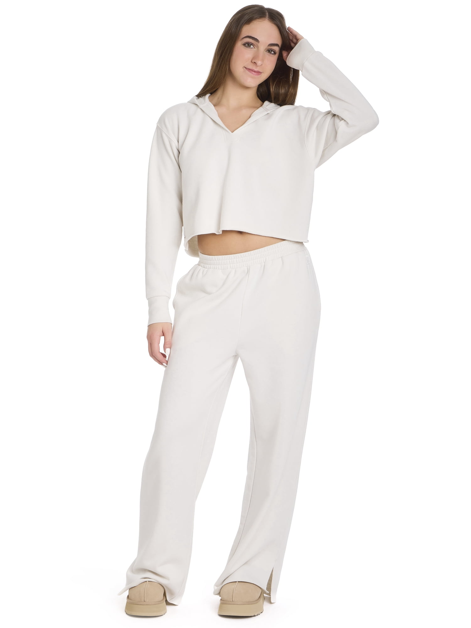 Mills by Millie Bobby Brown Women's Cropped Hoodie, Sizes XXS-XXL
