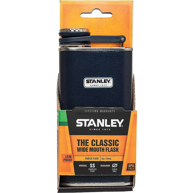 Stanley Classic Easy-Fill Wide Mouth 8oz Flask - Hike & Camp