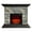 Gray, variant on LIVILAND 40" Magnesium Oxide Freestanding Electric Fireplace in Brown