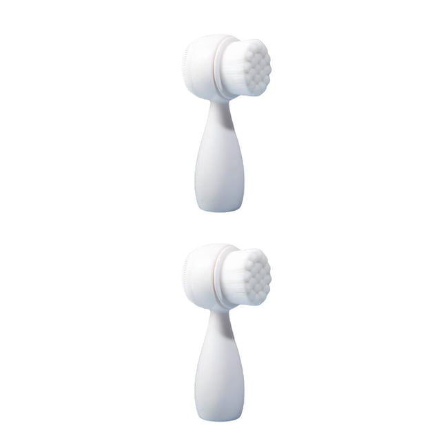 Cepillos de limpieza facial Vogacara Cuidado de la piel Belleza Exfoliante 2piezas Blanco Tipo 1