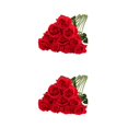 thumbnail image 4 of Cateissary 10 UNIDS Flores Artificiales Flor Falsa Ligero Arreglo de Ramo de Rosas Hogar Fiesta de Boda Cumpleaños Decoraciones de Regalo Type2 NO2, 4 of 6