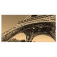 thumbnail image 2 of Iconic Paris Paris Eiffel TowerSide View from Ground - Cityscape Canvas Print, 2 of 3