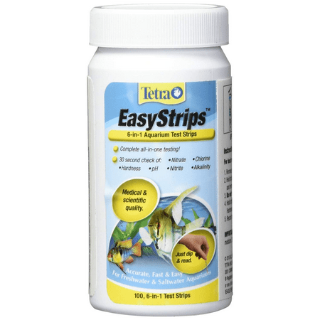 Tetra EasyStrips 6-in-1 Aquarium Test Strips, Water Testing