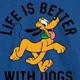 thumbnail image 3 of Mickey & Friends - Life Is Better With Dogs - Men's Long Sleeve T-Shirt, 3 of 5
