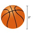 thumbnail image 3 of Officeship 250 PCS 2" Dia Basketball Sticker, Sports Ball Stickers, 3 of 8
