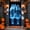 A001, variant on syligr Halloween Door Cover for Front Entry, Ghost Print Tapestry Door Hanging for Party Classroom, Spooky Door Wrap for Indoor Outdoor Decor, 35x71 Inches, Polyester Holiday Door Decoration