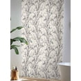 thumbnail image 4 of Sheer Curtains 96 Inches Long, Natural Trees Semi Sheer Curtains Light Filtering Window Treatment, Colored Birds on Branches Retro Rustic Privacy Voile Drapes for Living Room Bedroom 52x96 Inch, 4 of 7