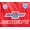 Ribbon Red, variant on Chevrolet Boy's Short Sleeve Graphic Collared Jersey, Sizes 4-18