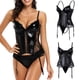 thumbnail image 2 of Corsé moldeador Sexy sólido vendaje de encaje ajustado ajustado a la moda para mujer Fridja  nalpqowj24857, 2 of 9