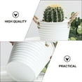 Axio Hemp Rope Handle Iron Buckets Planter Planting Flowerpot Gardening