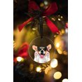 thumbnail image 6 of WIRESTER Large 3 inch Acrylic Ready to Hang Ornament, Hanging Ornaments for Christmas Tree Holidays Party Home Office Xmas Tree Decoration Gift - Black Tan Pembroke Welsh Corgi Dog, 6 of 7
