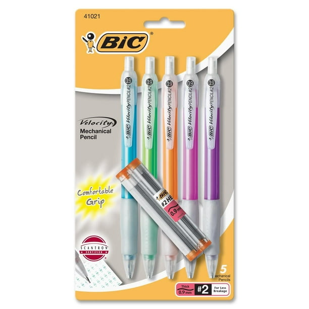 BIC Velocity Pencil 5 Pack2PK