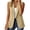 Khaki, variant on Double Breasted Linen Blazer For Women, Long Sleeve Breathable Work Jacket, Casual Plain Pocket Blazer, Business Casual Street Style White XL