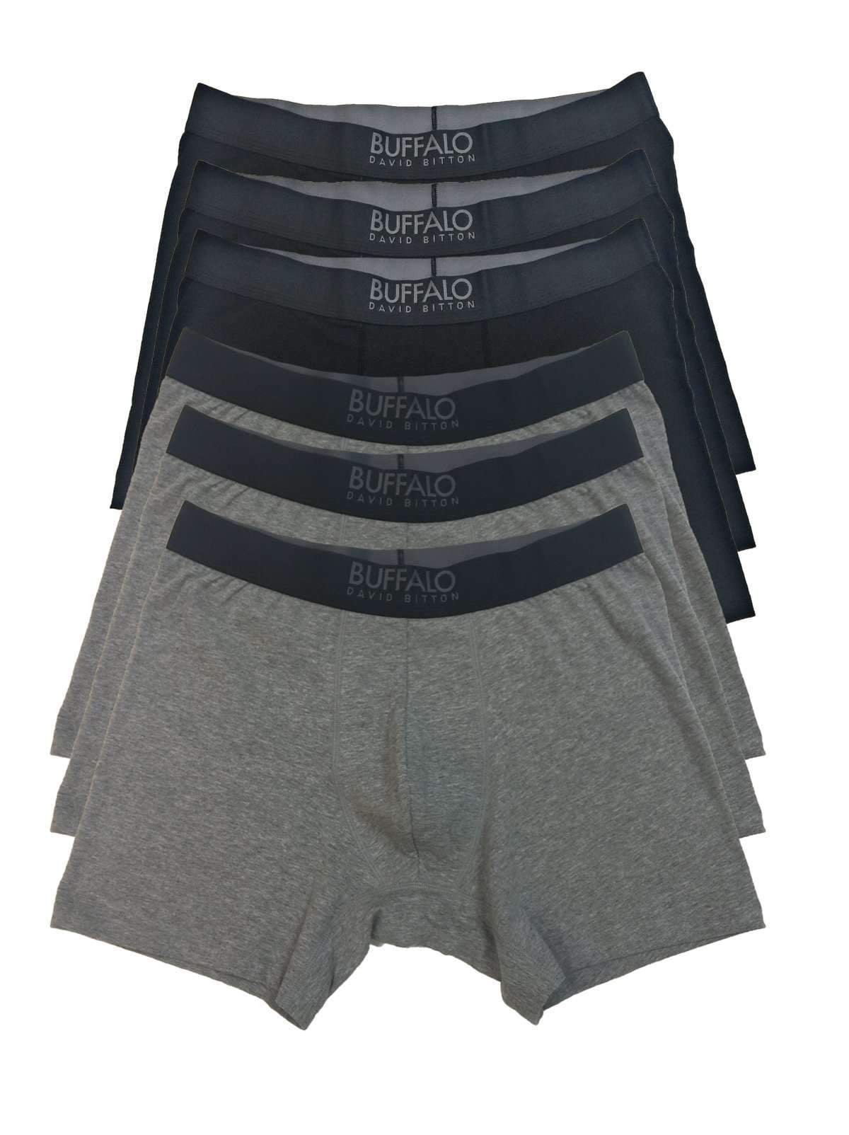 Buffalo | Boxer Brief 6-Pack | Mid Rise | Flyless | Support | Seamless ...