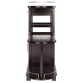 thumbnail image 4 of Winsome Jimmy Entertainment Transitional Solid Wood Bar Cart in Espresso, 4 of 12
