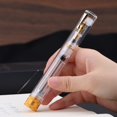 thumbnail image 4 of Majohn V1 Vacuum Filling Fountain Pen Extra Fine Nib, Transparent Acrylic Demonstration Writing Gift Pen with Box (Golden Clip), 4 of 8