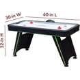 thumbnail image 2 of Bluewave Voyager 5-Ft Air Hockey Table - Green, 2 of 9
