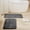 Dark Gray, variant on Bath Mat,16 x 24 inches Non-Slip Soft Water Absorbent Microfiber Bathroom Mat,Machine Washable for Bathtub,Shower and Bathroom